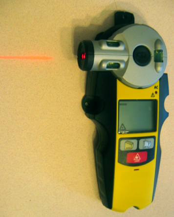 Nível laser de linha portátil, modelo compacto para uso doméstico