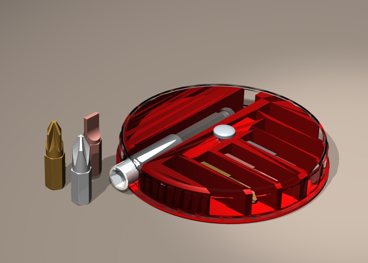 Kit de bits de parafusadeira com diferentes encaixes, usados para rosquear parafusos autobrocantes