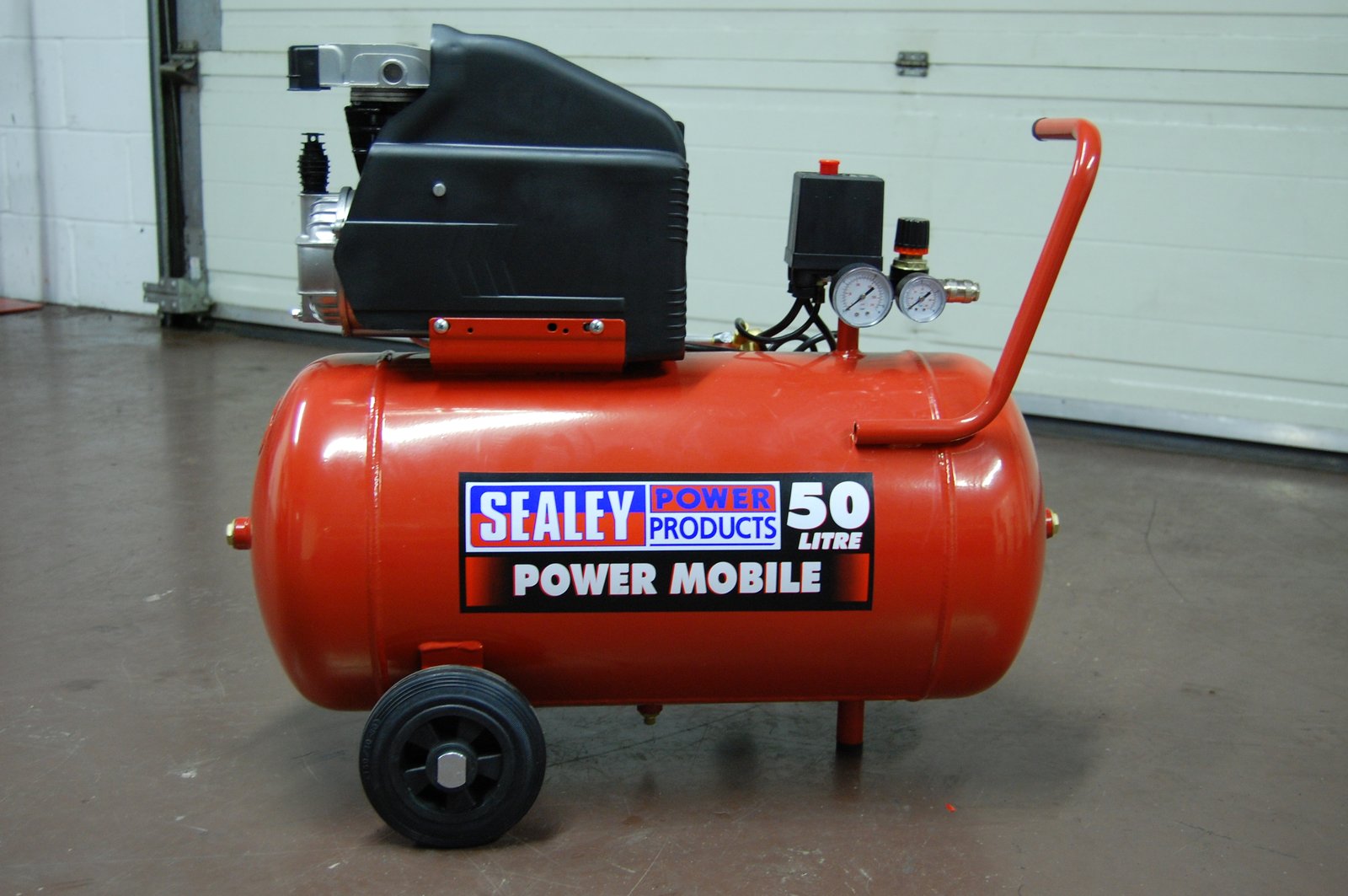 Compressor de ar de oficina com tanque de 50 litros